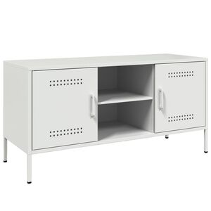 vidaXL TV ormarić bijeli 100,5 x 39 x 50,5 cm čelični