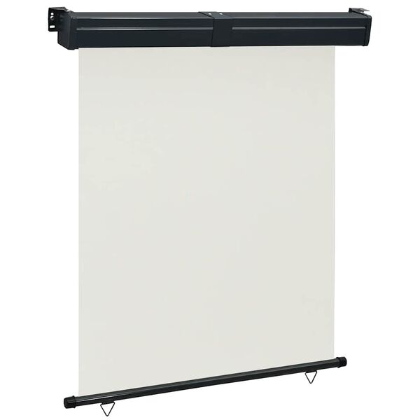 vidaXL Balkonska bočna tenda 145 x 250 cm krem