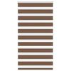 vidaXL Zebra zavjesa Smeđa 90x100 cm &Scaron;irina tkanine 85,9 cm Poliester