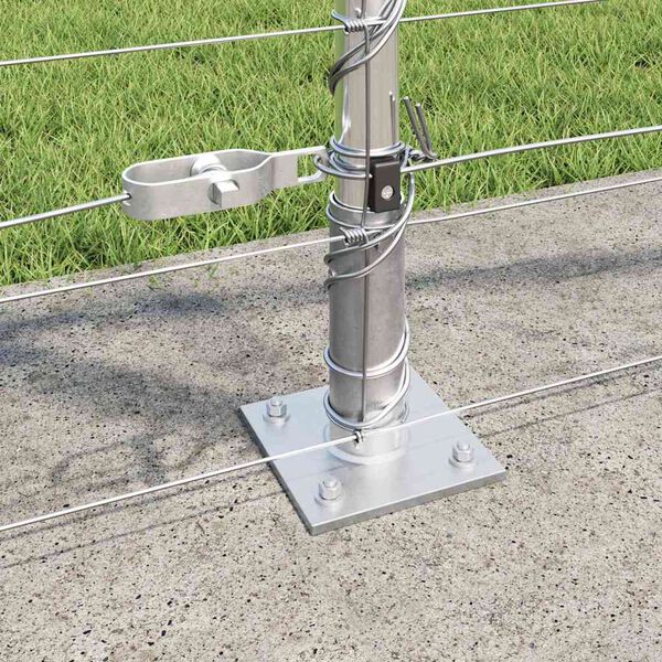 vidaXL Stup za ogradu Galvanizirano 50 x 1,2 m Čelik