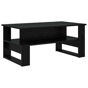 vidaXL Kava Stol Crni hrast 90 x 50 x 40 cm Konstruirano drvo