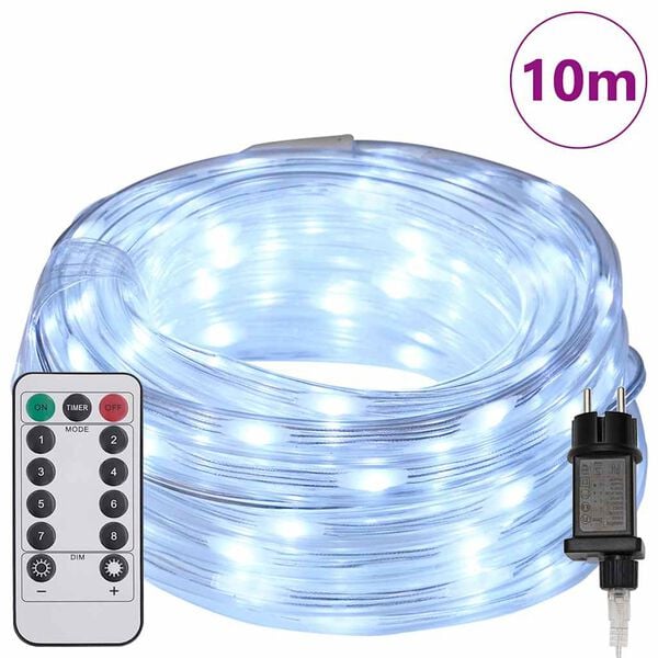 vidaXL Svjetlosna uže s 240 LED svjetlima Hladno Bijela 10 m PVC
