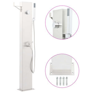 vidaXL Vrtna slavina za tu&scaron; 110 cm od nehrđajućeg čelika