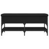 vidaXL Klupa za cipele crna 102 x 42 x 45 cm od konstruiranog drva