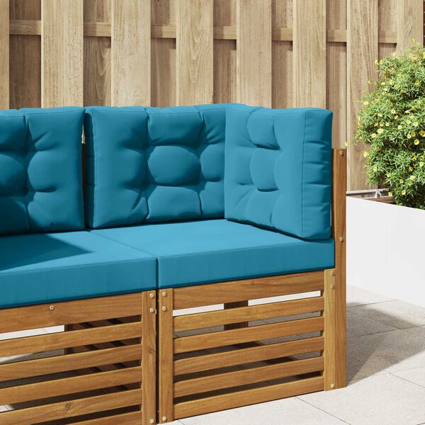 vidaXL Jastuk za vanjsku sofU 3 pcs Kraljevsko plava Poliester