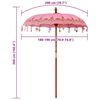 vidaXL Baline&scaron;ki Parasol Ružičasta 185 x 185 x 260 cm
