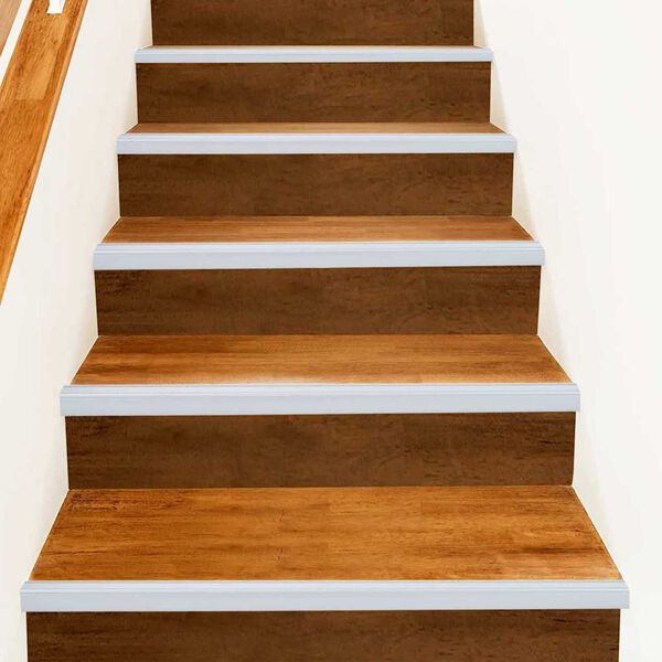 vidaXL Profili za rubove stepenica 10 pcs Srebrno 67 cm Aluminij