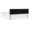 vidaXL Krevet s od storage Čista bijela 180 x 200 cm Lažna koža