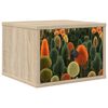 vidaXL Wall-mounted noćni ormarić ZAANDAM Hrast sonoma 36 x 33 x 25 cm
