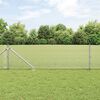 vidaXL Stup za ogradu Srebrno 25 x 0,6 m (mreža 12 x 12 mm) Čelik