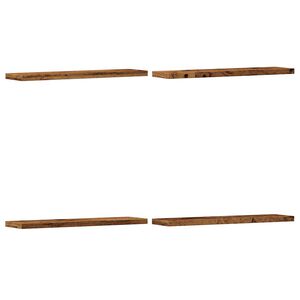 vidaXL Zidne police 4 kom staro drvo 40x20x1,5 cm konstruirano drvo