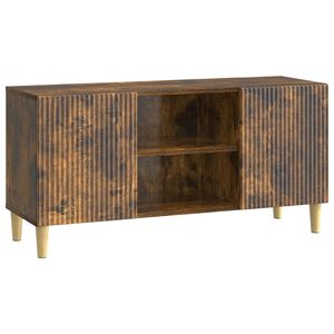 vidaXL TV ormar 102 x 34,5 x 50 cm Dimljeni hrast Konstruirano drvo