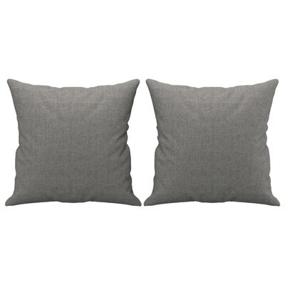 vidaXL Trosjed s jastucima tamnosivi 180 cm od tkanine