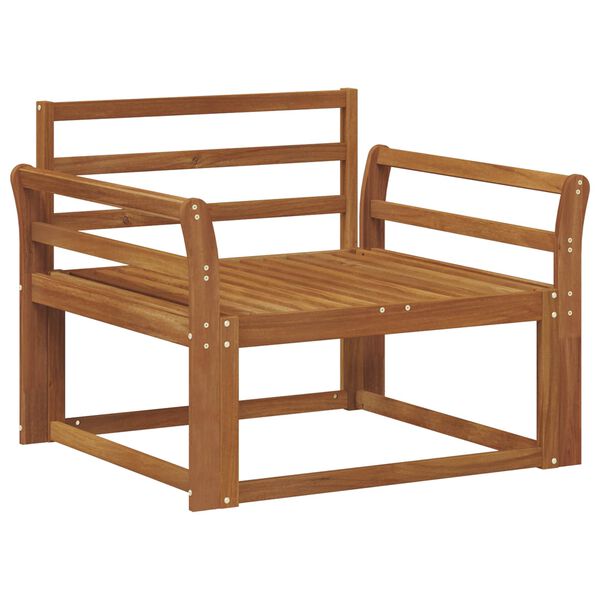 vidaXL Srednja sofa za van Čvrsto drvo akacije Prirodna