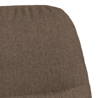 vidaXL Stolica za opuštanje od tkanine smeđesiva