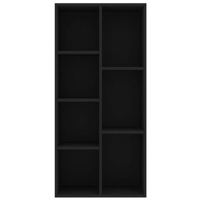 vidaXL Ormarić za knjige crni 50 x 25 x 106 cm od konstruiranog drva