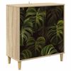 vidaXL Kreveta ELBURG Sonoma 69 x 33 x 75 cm Konstruirano drvo