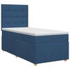 vidaXL Boxspring krevet s madracem Plava 90 x 190 cm Tkanina