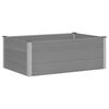 vidaXL Vrtna Posuda za Sadnju WPC 150x100x54 cm Siva