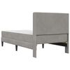 vidaXL Krevetna konstrukcija Svijetlo siva 80 x 200 cm Bar&scaron;un