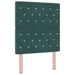 vidaXL Uzglavlje Tamnozelena 80 cm Bar&scaron;un