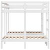 vidaXL Trostruki okvir kreveta na kat bijeli 140x200/70x140cm borovina