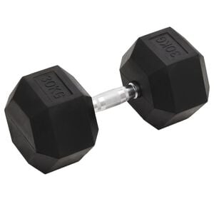 vidaXL Jednoručni uteg 30 kg od lijevanog željeza