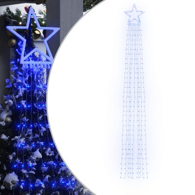 vidaXL Svjetlo za božićno drvce 320 LED plave 375 cm