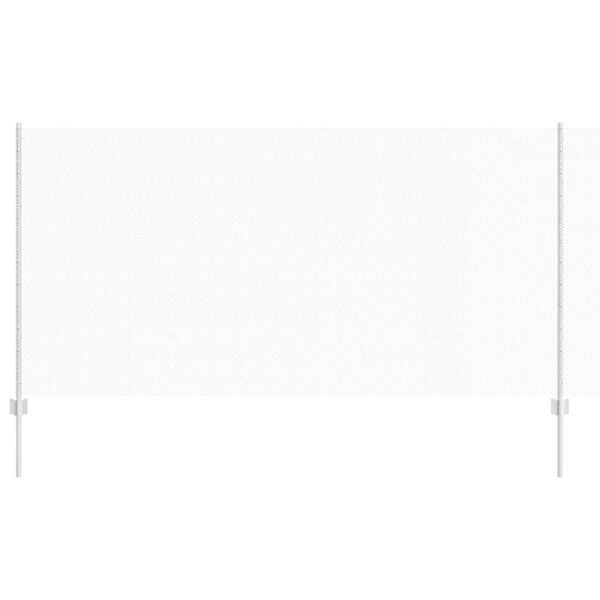 vidaXL Ograda s postovima Srebrno 1,2 x 10 m Čelik