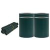vidaXL Trake za privatnost PVC 140x0,19 m mat zelene