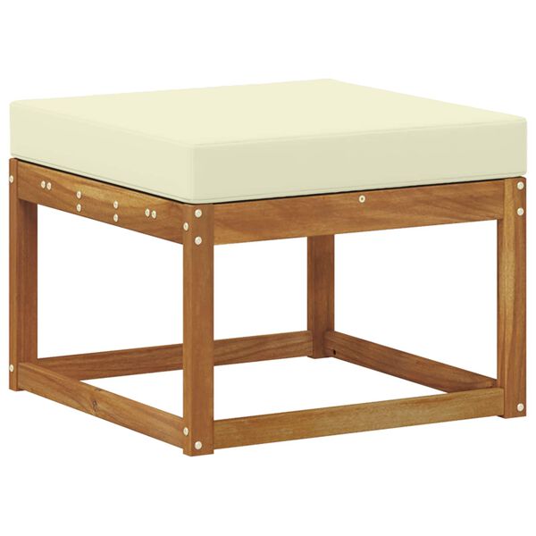 vidaXL Set vanjskih sofa s jastukom 9 pcs Prirodna i krem