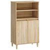 vidaXL Visoka komoda hrasta sonome 60x36x110 cm od konstruiranog drva