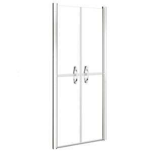 vidaXL Vrata za tu&scaron;-kabinu prozirna ESG 71 x 190 cm