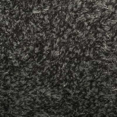 vidaXL Tepih ISTAN visokih vlakana sjajni izgled antracit 80 x 150 cm