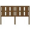 vidaXL Uzglavlje za krevet boja meda 155,5x4x100 cm masivna borovina