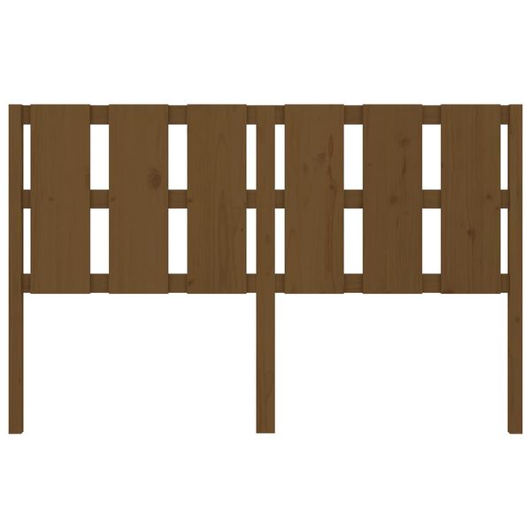 vidaXL Uzglavlje za krevet boja meda 155,5x4x100 cm masivna borovina