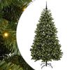 vidaXL Umjetno božićno drvce 210 cm 300 LED lampica Topla bijela