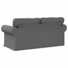 vidaXL Sofa Tamno siva 215 x 82 x 80 cm tkanina
