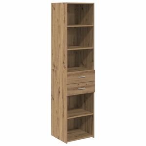 vidaXL Highboard Umjetnički hrast 45 x 42,5 x 185 cm Konstruirano drvo