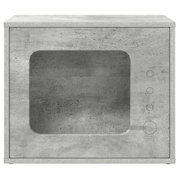 vidaXL Mačja Kuća Beton 51 x 30 x 42,5 cm Konstruirano drvo
