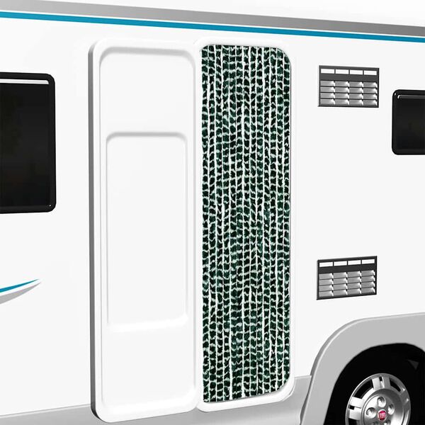 vidaXL Zastor protiv insekata zeleno-bijeli 56 x 185 cm &scaron;enil