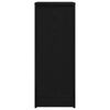 vidaXL Komoda crni hrast 29,5x34x76 cm konstruirano drvo