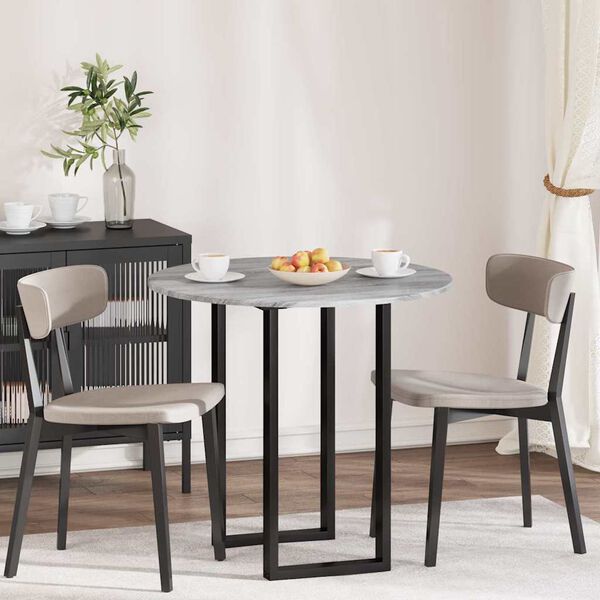 vidaXL Gornji dio stola Sivi hrast sonoma 80 x 80 x 1,5 cm