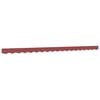 vidaXL Zamjenska tkanina za rub tende bordo prugasta 430x20 cm