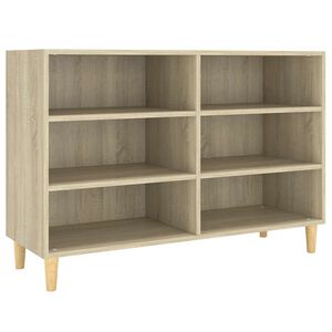 vidaXL Komoda boja hrasta sonome 103,5x35x70 cm od konstruiranog drva