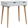 vidaxl Toaletni stol FAUSKE Bijela 76 x 50 x 78 cm