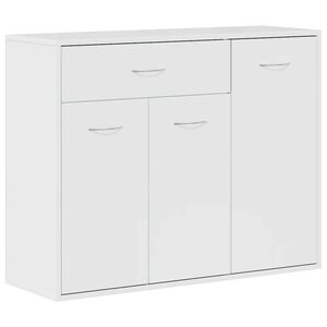 vidaXL Komoda sjajna bijela 88 x 30 x 70 cm od konstruiranog drva