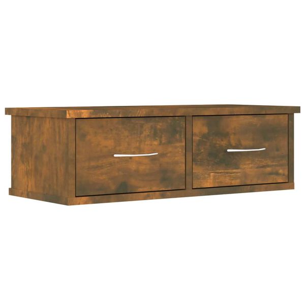 vidaXL Zidni ormarić dimljeni hrast 60x26x18,5 cm konstruirano drvo