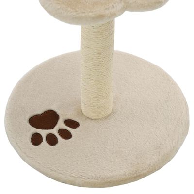 vidaXL Penjalica za mačke sa stupovima za grebanje od sisala 40 cm bež i smeđa