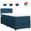 vidaXL Box spring krevet s madracem plavi 90x190 cm bar&scaron;unasti